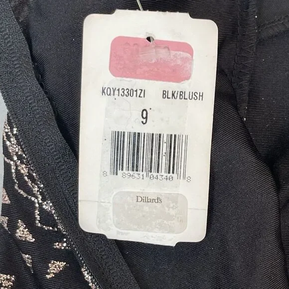 Midnight Doll Dress Juniors Size 3 Black Pink‎ Glitter Whimsigoth Cocktail Event - Picture 8 of 9